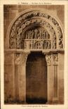 CPA Vezelay Basilique De La Madeleine Portail du Narthex Tympan 