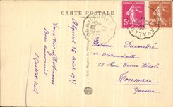 CPA Vezelay Basilique De La Madeleine Portail du Narthex Tympan