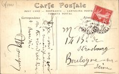 CPA Vezelay Eglise de la Madeleine Galerie de la Tribune du Narthex