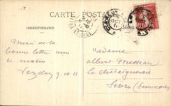 CPA Vezelay Eglise de la Madeleine Le portail du Narthex et la Nef