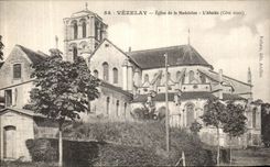 CPA Vezelay Eglise de la madeleine L Abside