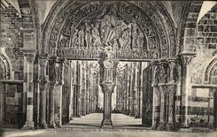 CPA Vezelay Eglise de la Madeleine La Porte du Narthex