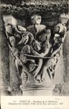 CPA Vezelay Basilique de la Madeleine Chapiteau du Troisieme Pilier de la nef