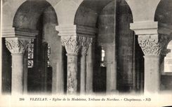 CPA Vezelay Eglise de la Madeleine Tribune du Narthex 