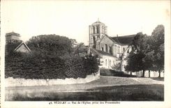 CPA Vezelay Vue de L Eglise Prise des Promenades 