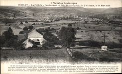 CPA Vezelay La Cordele Emplacement ou Saint Bernant Precha la 2eme croisade