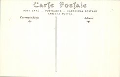 VINTAGE POSTCARD Vezelay Church of the Madeleine Capital of the nevieme pillar of the Nave East coast