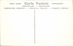 VINTAGE POSTCARD Vezelay Eglise of the Madeleine Tribune of Narthex Jacob blesses Isaac