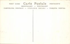 VINTAGE POSTCARD Vezelay Church of the Madeleine Michel Saint embanking the Demon