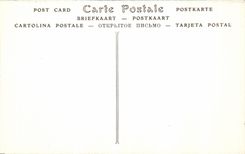 VINTAGE POSTCARD Vezelay Eglise of the Madeleine Chapiteau of the Sixth Pillar of the Nave West coast Demon has horse on a griffon