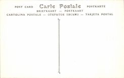 VINTAGE POSTCARD Vezelay Church of the Madeleine Capital of the Fifth Pillar of the Nave West coast