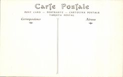 VINTAGE POSTCARD Vezelay Eglise Of the Madeleine Chapiteau of the first pillar of the Nave Dimensions Northern