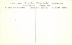 VINTAGE POSTCARD Vezelay Eglise Of the Madeleine Chapiteau of the first pillar of the Nave Dimensions Northern an angel decapitating a character court