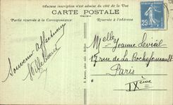 VINTAGE POSTCARD Balloon D Alsace the Jump of Trout