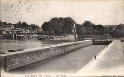 VINTAGE POSTCARD Environs Of Lyon I Island Beard