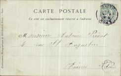 VINTAGE POSTCARD Environs Of Lyon I Island Beard