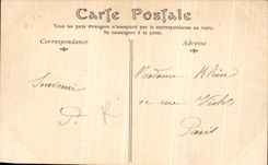 VINTAGE POSTCARD Surroundings of Trawl nets On the Marne Notre Dame Church of L Spine arrows