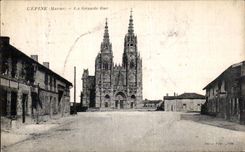 VINTAGE POSTCARD Lepine the Marne Main street