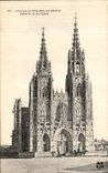 VINTAGE POSTCARD Surroundings of Trawl nets on the Marne Church of L Spine