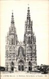 VINTAGE POSTCARD Lepine the Notre Dame Basilica the Frontage