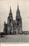 VINTAGE POSTCARD Notre Dame of the L Spine close Trawl nets on the Marne