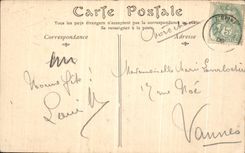 VINTAGE POSTCARD Envirnons de Chalons on the Marne Notre Dame Church of L Spine