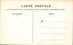 VINTAGE POSTCARD Notre Dame of L Spine Surroundings of Trawl nets on the Marne