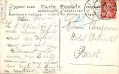 VINTAGE POSTCARD L Spine the Marne Notre Dame Church Rules miraculous