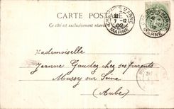 VINTAGE POSTCARD Lepine the Notre Dame Marne