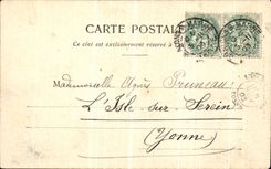 VINTAGE POSTCARD L Spine Interior Southern Circumference of L Church of L Spine