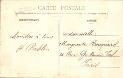 VINTAGE POSTCARD Mourmelon the Large one and the Camp Trawl nets Seen from in balloon