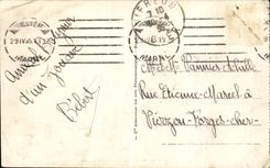 VINTAGE POSTCARD Mourmelon Tanks D Attack Militaria Tank