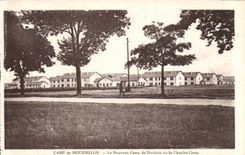 VINTAGE POSTCARD Camp of Mourmelon the new Camp of Division seen of L old Militaria camp