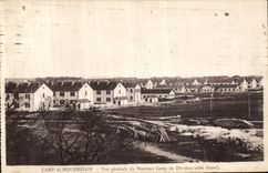 VINTAGE POSTCARD Mourmelon the Large one View of the New Camp of Militaria Division