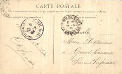 VINTAGE POSTCARD Mourmelon the Large Camp Of Trawl nets Seen from in Militaria Balloon