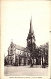 VINTAGE POSTCARD Mourmelon Large the Church of Camp of Trawl nets