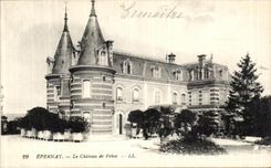VINTAGE POSTCARD Epernay the Castle of Beijing