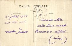 VINTAGE POSTCARD Epernay Seen D Together of the District of Militaria cavalry