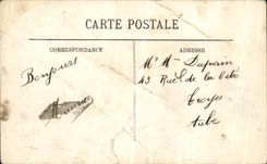 VINTAGE POSTCARD Epernay L Raoul Hotel