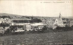 VINTAGE POSTCARD Epernay Panoramic View