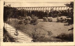 VINTAGE POSTCARD Chaumont the Viaduct Dimensions Northern