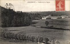 VINTAGE POSTCARD Chaumont Valley of Suize