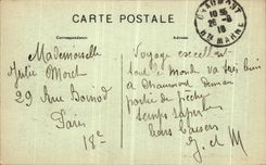 VINTAGE POSTCARD Chaumont Valley of Suize