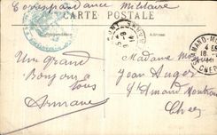 VINTAGE POSTCARD Chaumont the Monument of the Children of the High Marne