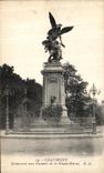 VINTAGE POSTCARD Chaumont Monument with the Children of the High Militaria Marne
