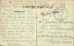 VINTAGE POSTCARD Chaumont the Viaduct seen of the Road of Semoutiers