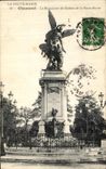 VINTAGE POSTCARD Chaumont the Monument of the Children of the High Militaria Marne