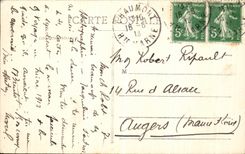 VINTAGE POSTCARD Chaumont Viadue Train