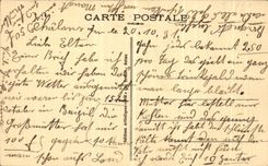 VINTAGE POSTCARD Trawl nets On the Marne Hotel of the Prefecture Gardens