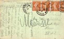 VINTAGE POSTCARD Trawl nets On the Marne Frontage of the Prefecture Seen of the Race D Ornesson